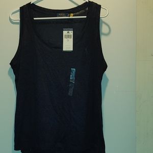 RL polo tank in blue